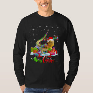 Bearded Dragon Animal Merry Christmas Party Family T-Shirt
