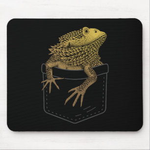 Bearded Dragon Art For Men Women Kids Bearded Drag Mouse Pad