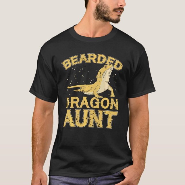 Bearded Dragon Bearded Dragon Aunt T-Shirt (Front)