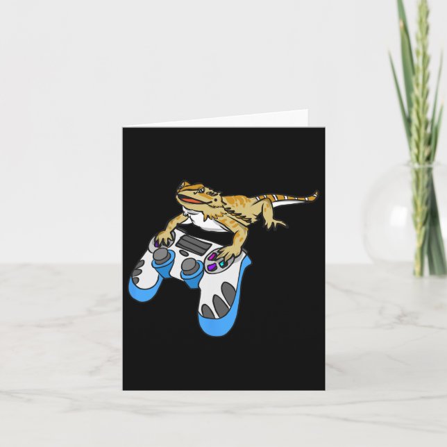 Bearded Dragon Bearded Dragons Lizard  Card (Front)