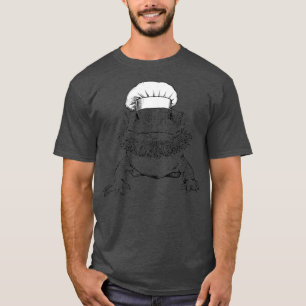 Bearded Dragon Beardie Cook Chef Funny Cooking T-Shirt