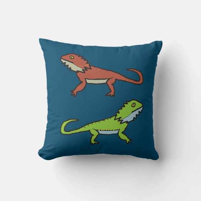 Bearded Dragon Cushion (Front)