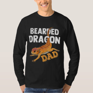 Bearded Dragon Dad Lizard Reptile For Men T-Shirt