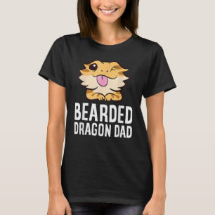 Bearded Dragon Dad Reptile Lizard Dad Mum T-Shirt