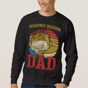 Bearded Dragon Dad  Reptiles  Pet Reptile Graphic Sweatshirt