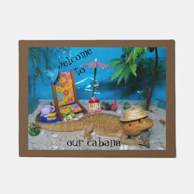 Bearded Dragon Door Mat (Front)