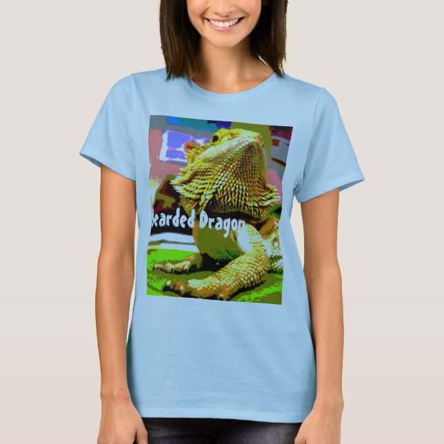 Bearded Dragon fitted rag T-shirt (Front)