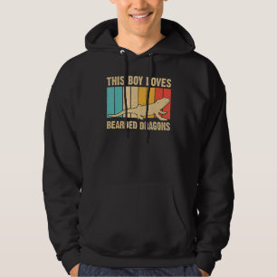 Bearded Dragon For Boys Kids Reptile Iguana Lizard Hoodie