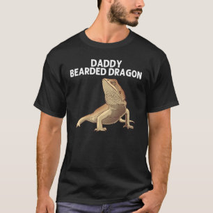 Bearded Dragon For Men Dad Lizard Herpetology T-Shirt
