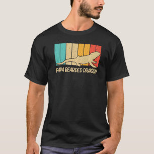 Bearded Dragon For Men Dad Reptile Iguana Lizard T-Shirt