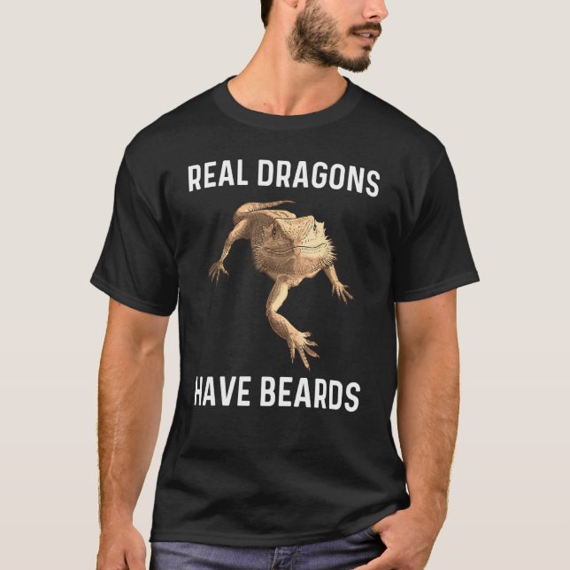 Bearded Dragon For Men Women Lizard Pet Animal _3 T-Shirt (Front)
