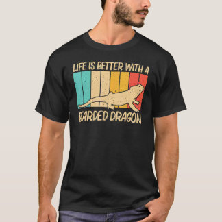Bearded Dragon For Men Women Reptile Iguana Lizard T-Shirt