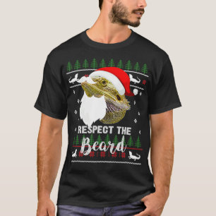 Bearded Dragon Funny Christmas Ornament Gift Ugly T-Shirt