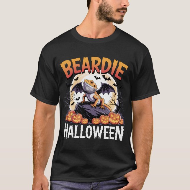 Bearded Dragon Halloween Fun T-Shirt (Front)
