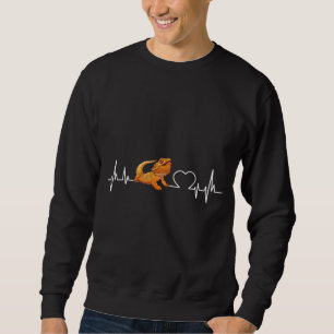 Bearded Dragon Heartbeat Animal For Kidwomenmen Sweatshirt