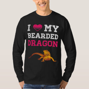 Bearded Dragon I Love My Bearded Dragon Men Women T-Shirt