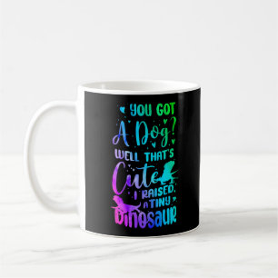 Bearded Dragon I Raised A Tiny Dinosaur Watercolor Coffee Mug