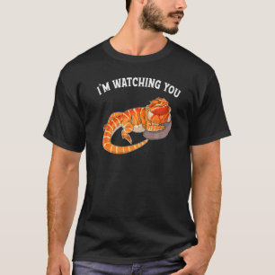 Bearded Dragon I'm Watching You Reptile  Costume T-Shirt