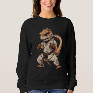 Bearded Dragon Judo Kickboxing Wrestling Karate Ma Sweatshirt