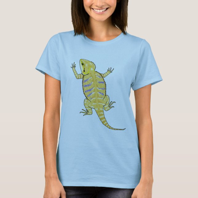 Bearded Dragon (light colours) shirt (Front)