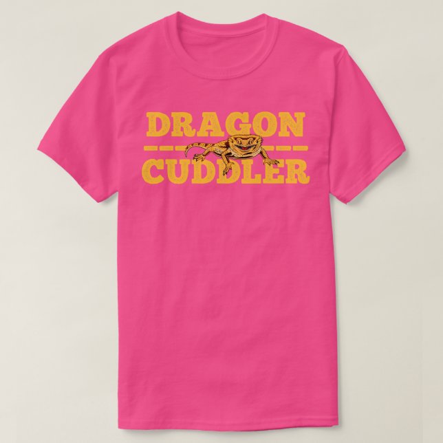 Bearded Dragon Lizard Bearded Dragon Cuddler T-Shirt (Design Front)
