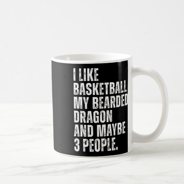 Bearded Dragon Lizard Owner Sketll Lover Funny Rep Coffee Mug (Right)