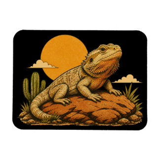 Bearded Dragon Lizard Reptile Magnet