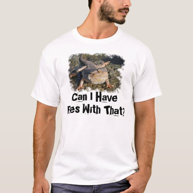 Bearded Dragon Lizard T-Shirt (Front)