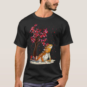 Bearded Dragon Lover Heart Tree Bearded Dragon Val T-Shirt