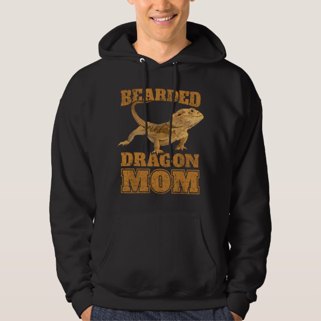 Bearded Dragon Mom Hoodie (Front)