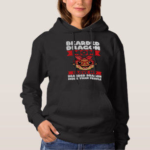 bearded dragon mom I love my bearded dragon lizard Hoodie
