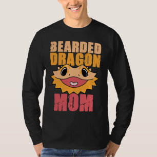 Bearded Dragon Mom Reptiles Pet Reptile Owner Gra T-Shirt