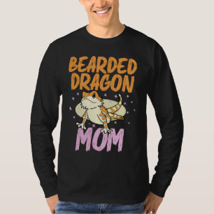 Bearded Dragon  Mom Reptiles Pet Reptile Owner Gra T-Shirt