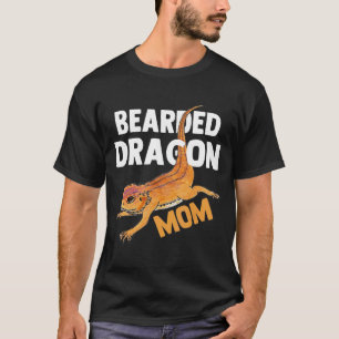 Bearded Dragon Mum Lizard Reptile For Women T-Shirt