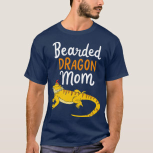 Bearded Dragon Mum Pogona Reptile Mothers Day Gift T-Shirt