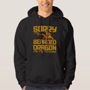 Bearded Dragon My Bearded Dragon Ate My Homework C Hoodie