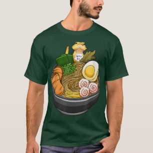 Bearded Dragon Ramen Noodles Kawaii Japanese Anime T-Shirt