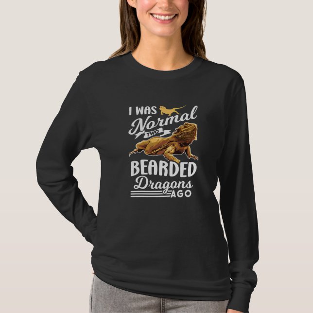 Bearded Dragon Reptile Lizard T-Shirt (Front)