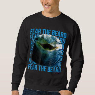 Bearded Dragon Respect The Beard Gilas Monsters Sweatshirt