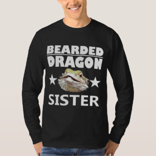Bearded Dragon Sister Reptile Owner T-Shirt