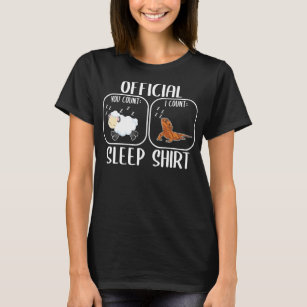 Bearded Dragon Sleepshirt Count Sheep T-Shirt