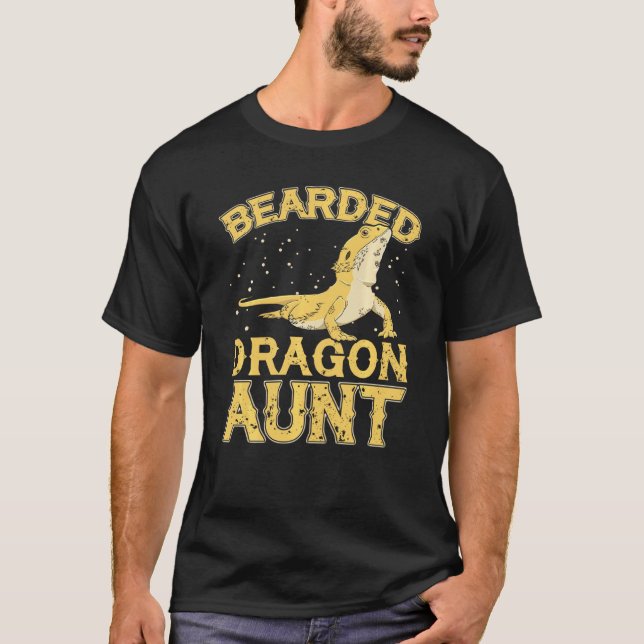 Bearded Dragon T Shirt Bearded Dragon Aunt Tee (Front)