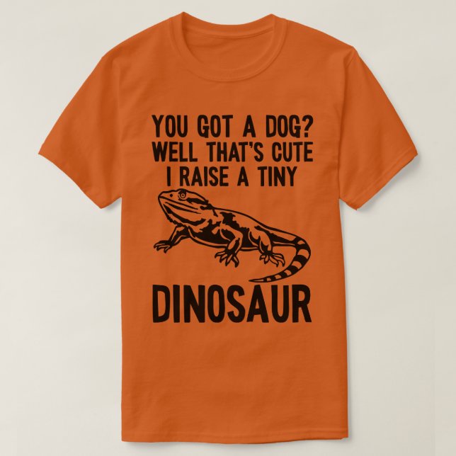Bearded Dragon Tiny Dinosaur Bearded Dragons Lizar T-Shirt (Design Front)