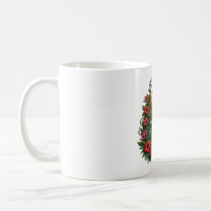 Bearded Dragon Tropical Fantasy Landscape Reptile Coffee Mug