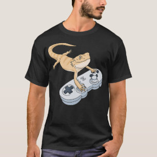 Bearded Dragon  Video Game Gamer Pagona Bearded Dr T-Shirt