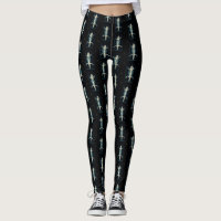 Bearded Dragon X-Ray All-Over-Print Leggings