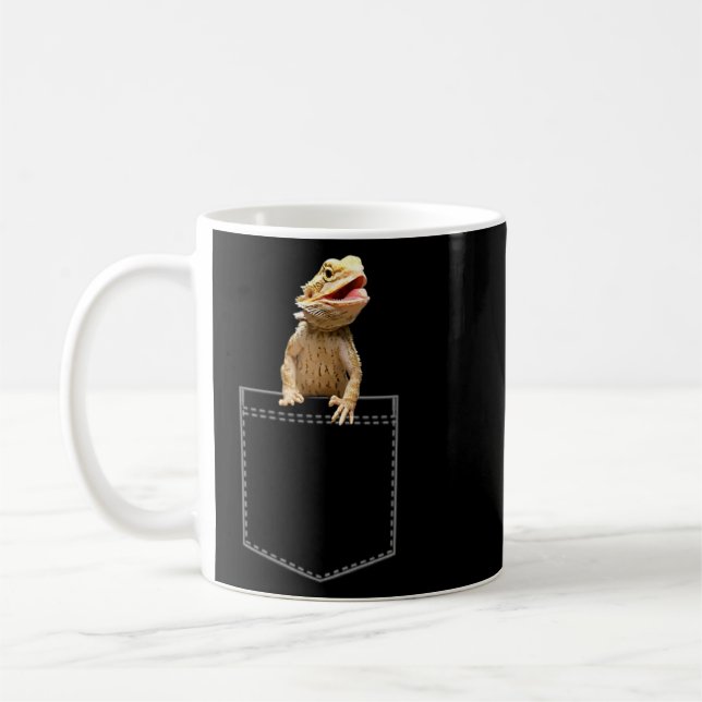 Bearded Dragon Youth Bearded Dragon Pocket Dragon  Coffee Mug (Left)