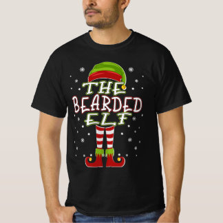 Bearded Elf Family Matching Group 2021 Christmas T-Shirt