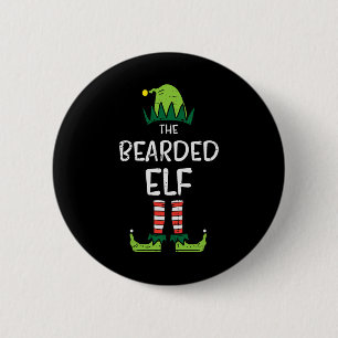 Bearded Elf Matching Christmas For Family Uncle Da 6 Cm Round Badge