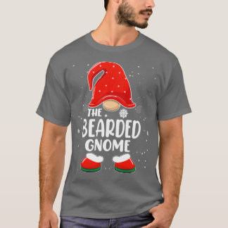 Bearded Gnome Buffalo Plaid Matching 32 T-Shirt